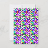 Art Nouveau Floral Invitation (Dos)