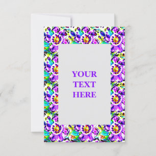 Art Nouveau Floral Invitation