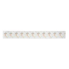 Art Nouveau Floral Parasol en Spring Chicks Lint