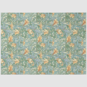 Art Nouveau Floral Wallpaper Design Decoupage Tissuepapier