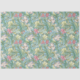 Art Nouveau Floral Wallpaper Design Decoupage Tissuepapier