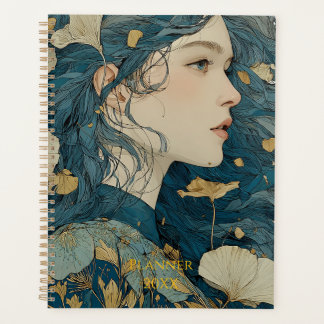 Art Nouveau Floral Woman Planner 