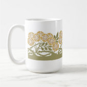 Art Nouveau Flowers - Mok (Links)