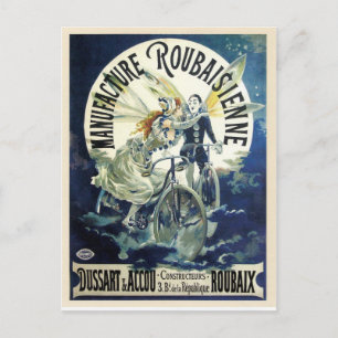  art nouveau French bicycle ad Briefkaart