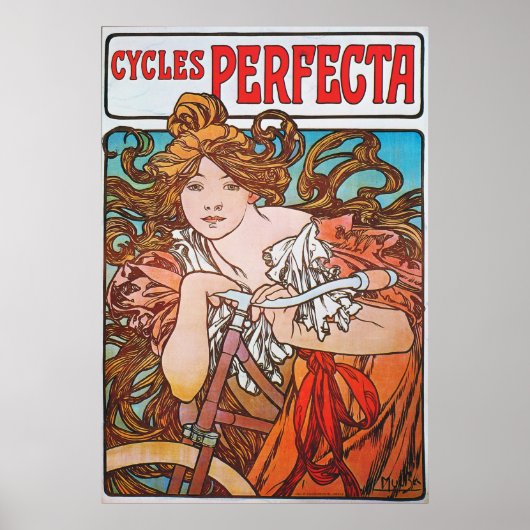 Art Nouveau French Bicycle Ad Poster (Devant)