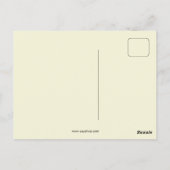 art nouveau French cancan dans ad dans Briefkaart (Achterkant)