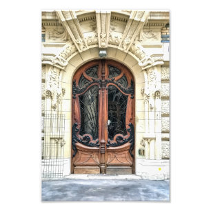 Art Nouveau French door Lavirotte Paris Foto Afdruk