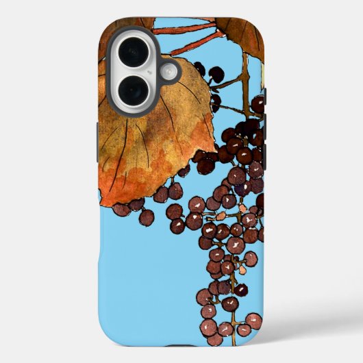 Art Nouveau Frost Druiven Case-Mate iPhone Case (Achterkant)