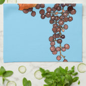 Art Nouveau Frost Druiven Theedoek (Gevouwen)
