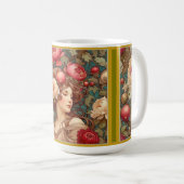 Art Nouveau Fruit Floral Mug femme (Devant droit)