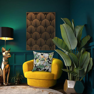 Art Nouveau Garden Muse Design Kussen