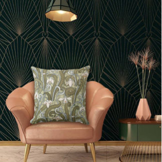 Art Nouveau Garden Muse Design Kussen