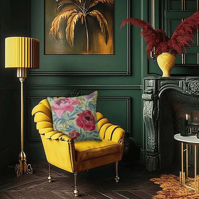 Art Nouveau Garden Muse Design Kussen (Creator heeft geüpload)