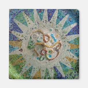 Art Nouveau Gaudi Tiles Magneet