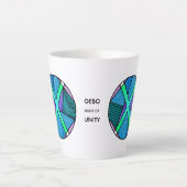 Art Nouveau Gebo Rune Latte Mok - UNION! (Voorkant)