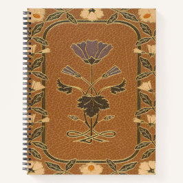Art Nouveau-geïnspireerd Floral Design Notitieboek