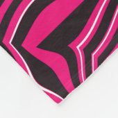 Art Nouveau Geometric Pattern Fleece Deken (Hoek)