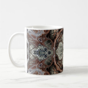Art nouveau geometrisch patroon koffiemok