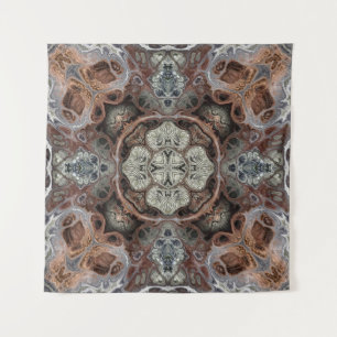 Art nouveau geometrisch patroon wandkleed