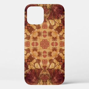Art nouveau geometrisch, sierpatroon. iPhone 12 hoesje