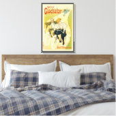  Art Nouveau, Gladiator Fietsen Canvas Afdruk (Insitu (Slaapkamer))