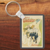 Art Nouveau, Gladiator Fietsen Sleutelhanger (Voorkant)