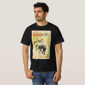Art Nouveau, Gladiator Fietsen T-shirt (Voorkant volledig)
