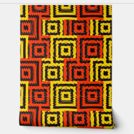 Art Nouveau Glitch Pattern  Behang