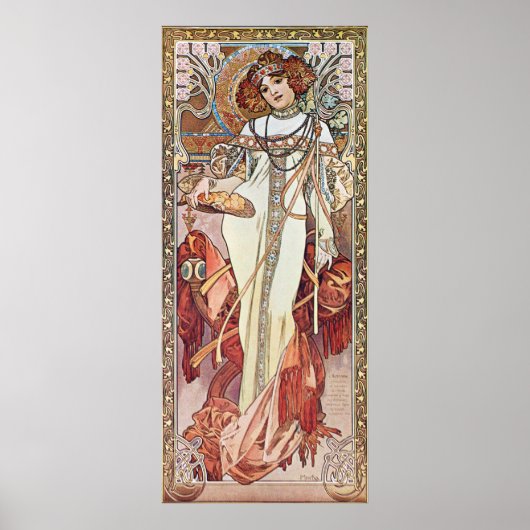 Art Nouveau Goddess Poster (Voorkant)