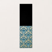 Art Nouveau, goud, blauwgroen, vouw, bloemkool, pa Visitekaartjes (Buitenkant ongevouwen)