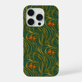 Art Nouveau Goudvis iPhone 15 Pro Hoesje