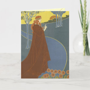 Art Nouveau Greeting cards Kaart