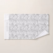 Art nouveau gris (Serviette à main)