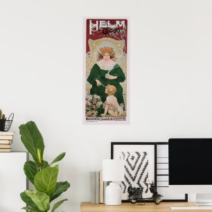 Art Nouveau Helm Cacao door Privat Livemont Poster
