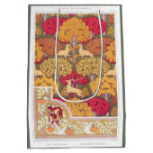 Art nouveau herfstherten herfst Verneuil Medium Cadeauzakje (Achterkant)
