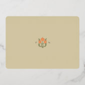Art Nouveau inspiré Enregistrer la carte Date (Verso)