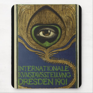 Art nouveau internationale expositie Klingner Muismat