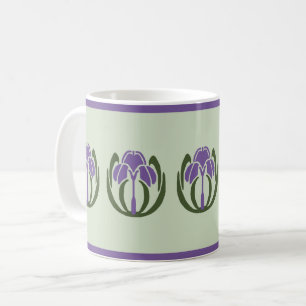Art Nouveau Iris Coffee-Mok Koffiemok