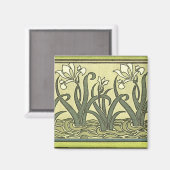 Art Nouveau Irises - Magnet (Recto/Verso)