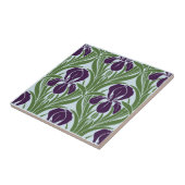  art nouveau irispatroon tegeltje (Zijkant)
