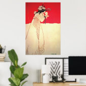 Art Nouveau ~ Isolde door Beardsley Poster (Thuiskantoor)