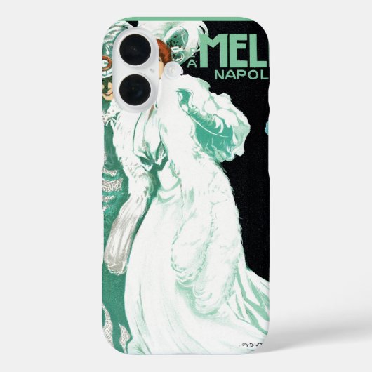  Art Nouveau, Italiaanse Mode, Fancy vrouwen Case-Mate iPhone Case (Achterkant)