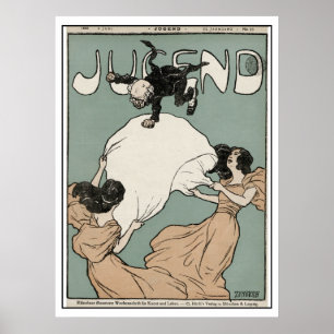 Art Nouveau - Jugend Magazine -  kunst Poster