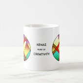 Art Nouveau Kenaz Rune Mok - CREATIVITEIT! (Center)