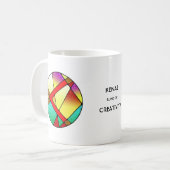 Art Nouveau Kenaz Rune Mug – CREATIVITY! (Devant gauche)