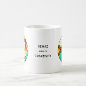 Art Nouveau Kenaz Rune Mug – CREATIVITY! (Centre)