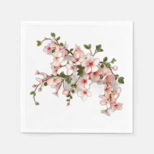 Art Nouveau Kersenbloesems met Ivy Servet
