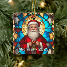 Art Nouveau Kerstman Keramiek Cadeau
