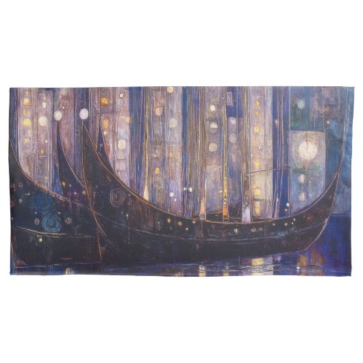 Art Nouveau King Single Kussensloop (Voorkant)