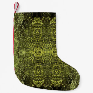 Art Nouveau: kleurrijk  Ornament. Kleine Kerstsok